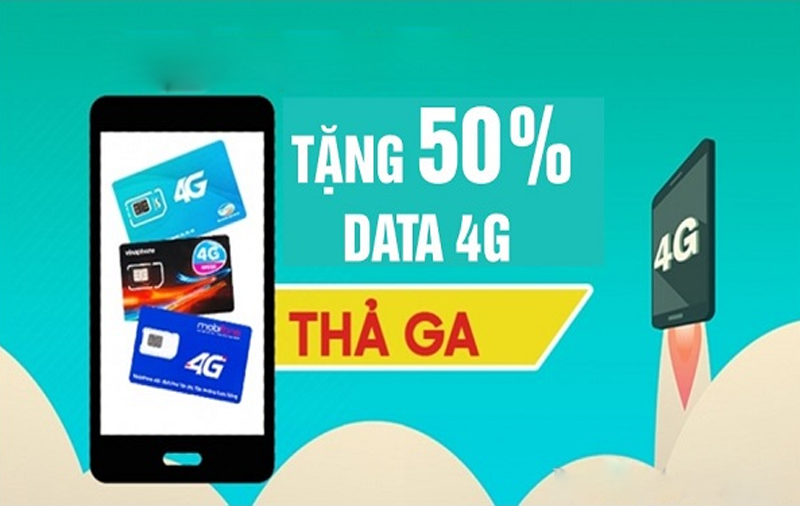 tặng data 4g